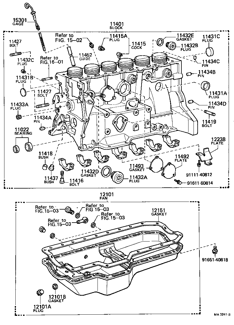 90116-08121 BOLT, STUD(FOR TIMING CHAIN COVER SET) product image