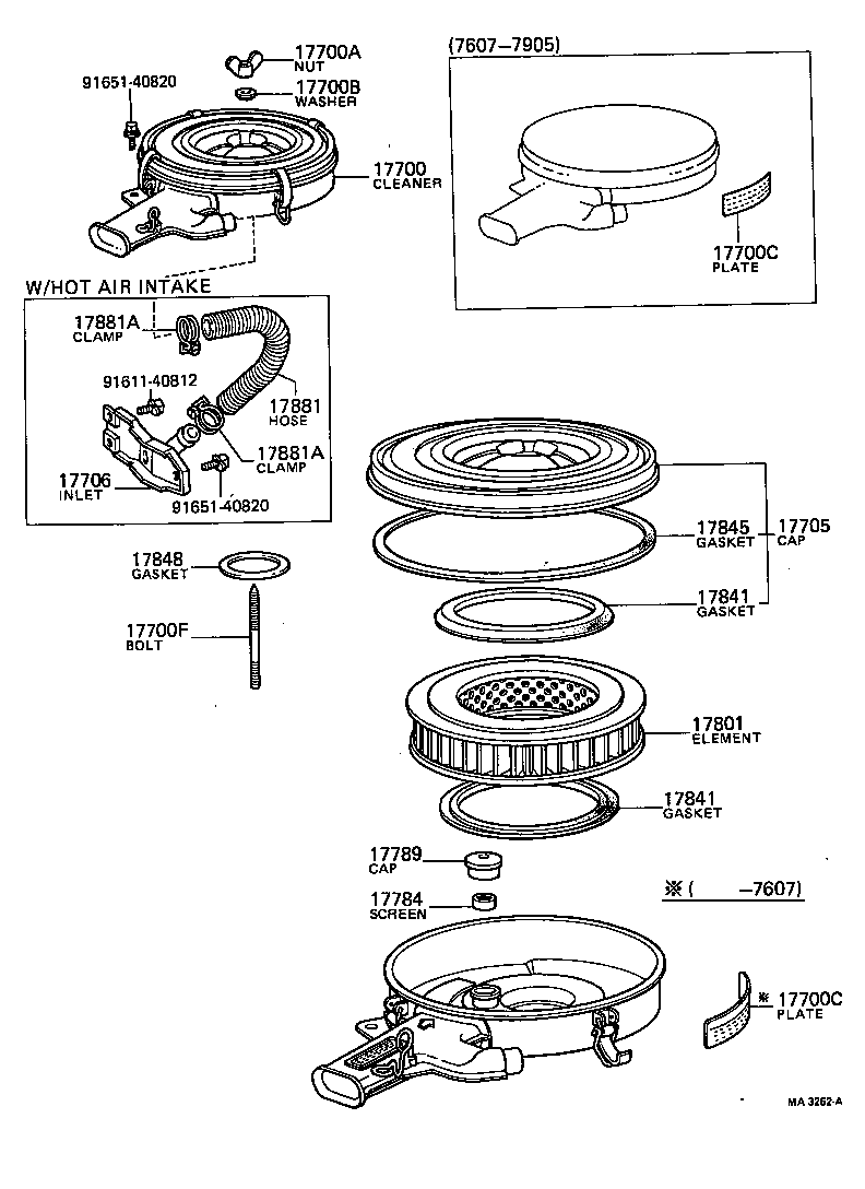 17841-21010 GASKET, FILTER ELEMENT product image