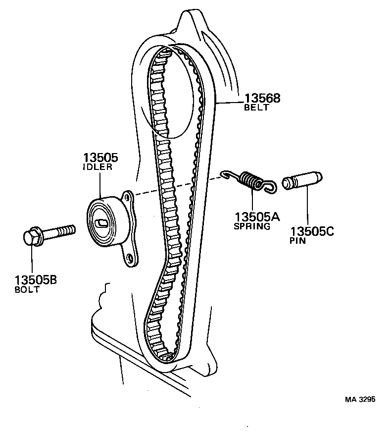 13568-15010 BELT, TIMING product image