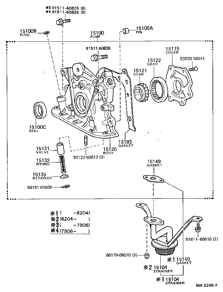 15149-15010 GASKET, OIL STRAINER FLANGE product image