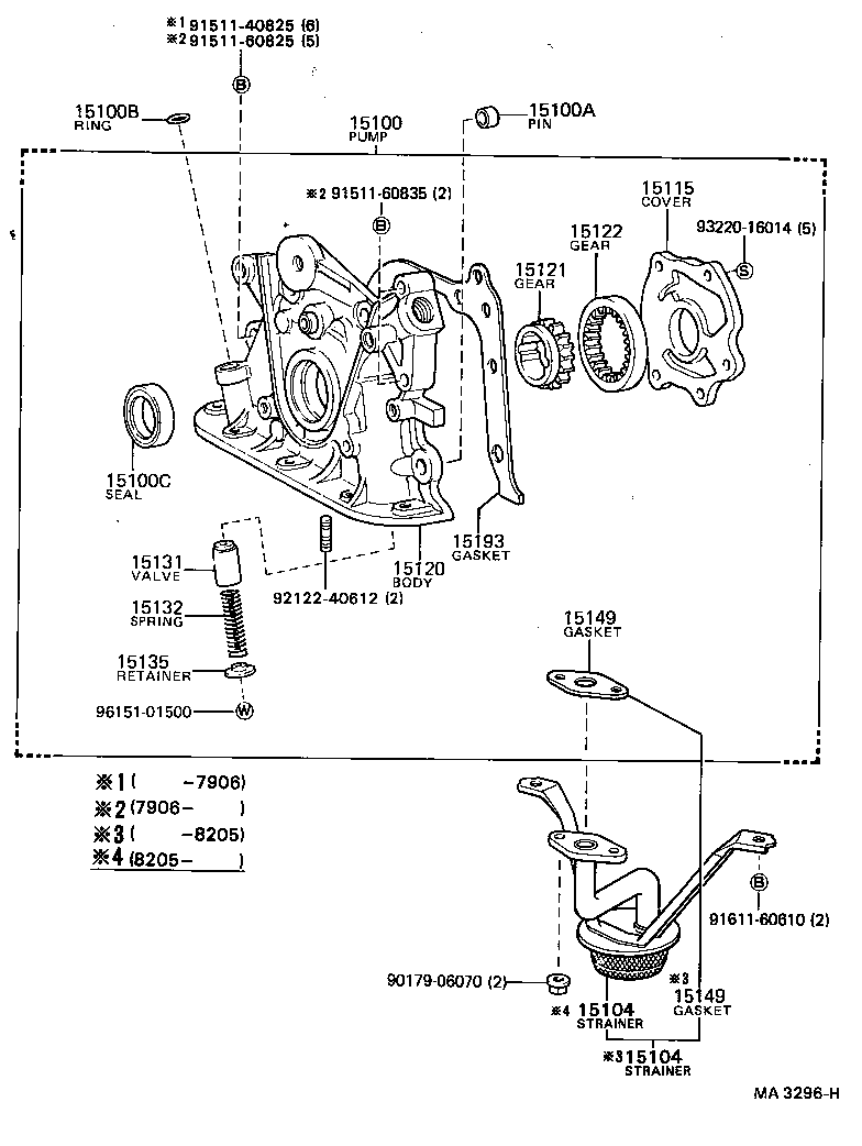 15104-19025 STRAINER SUB-ASSY, OIL product image