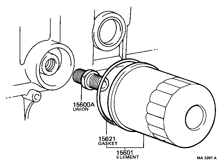 Toyota 90404-19001 UNION(FOR OIL FILTER)