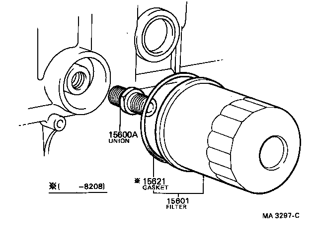 15601-13011 FILTER SUB-ASSY, OIL product image