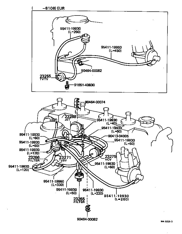 89570-20130 VALVE ASSY, VACUUM SWITCHING product image