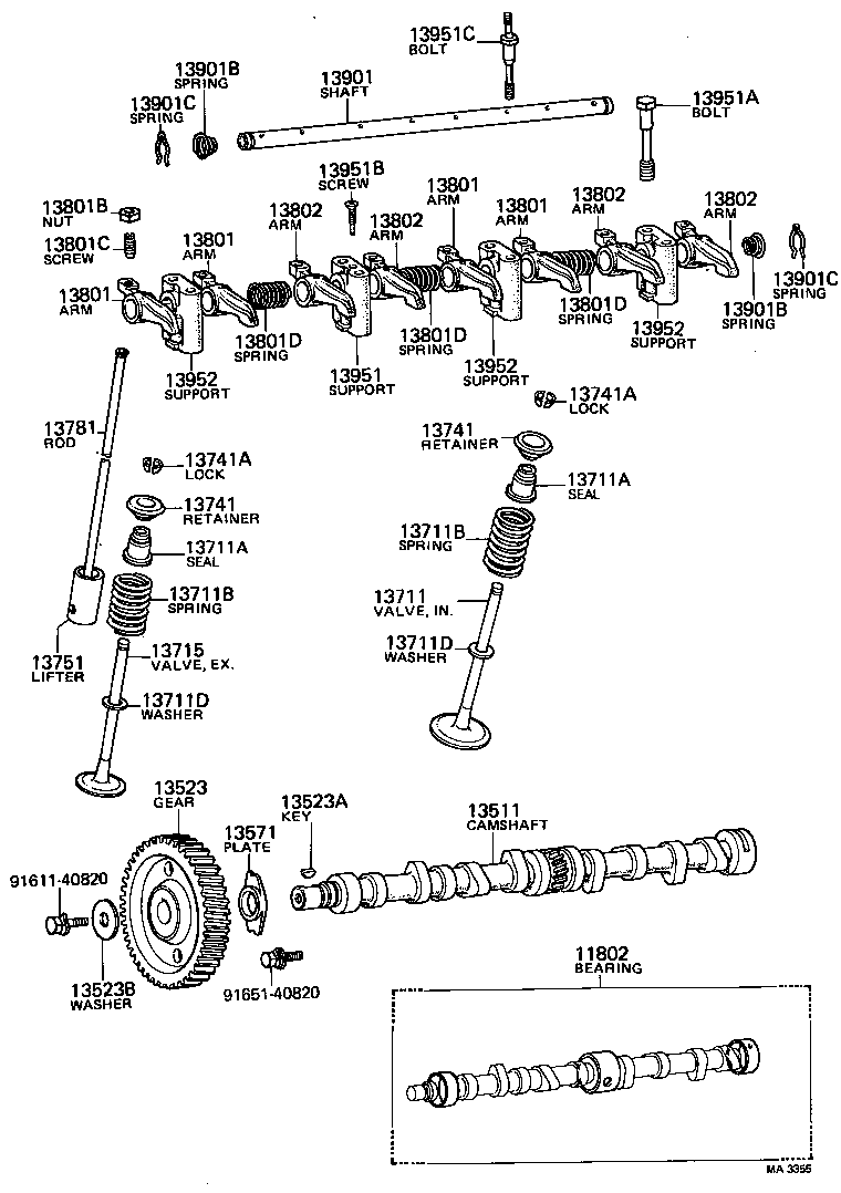 13715-32030 VALVE, EXHAUST product image