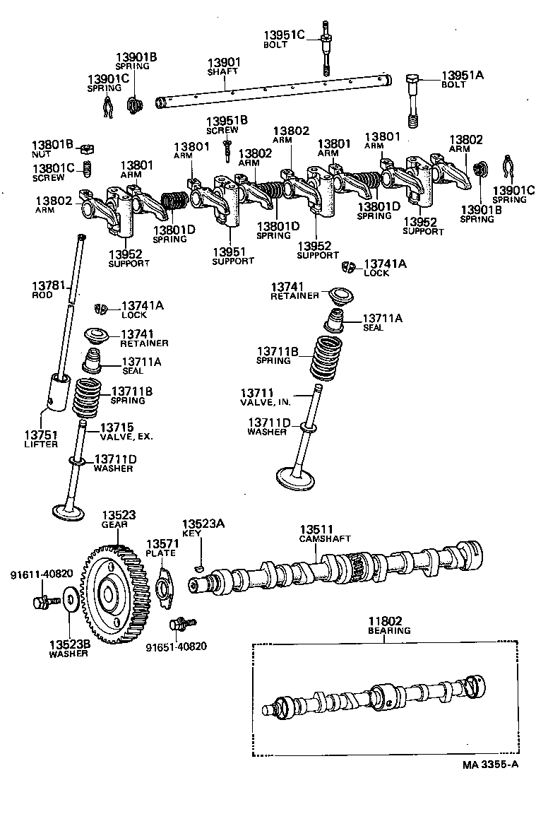 13523-34010 GEAR OR SPROCKET, CAMSHAFT TIMING product image