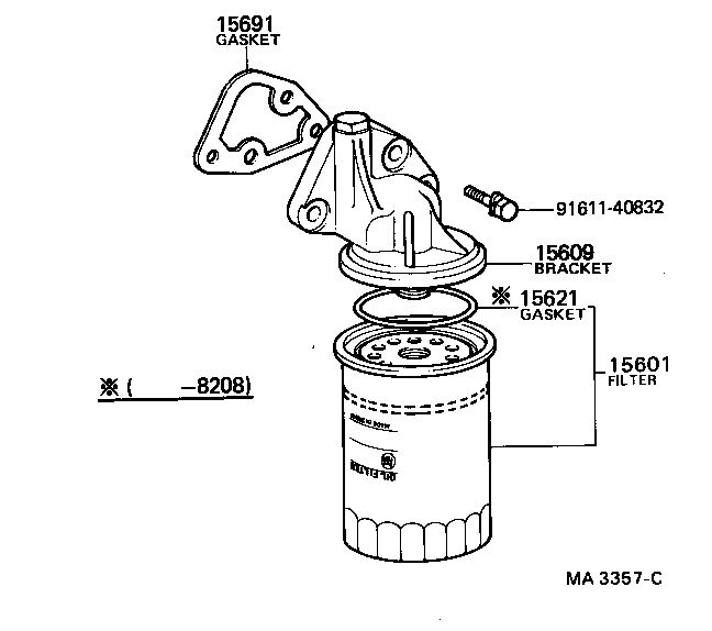 04152-40020 FILTER SUB-ASSY, OIL product image