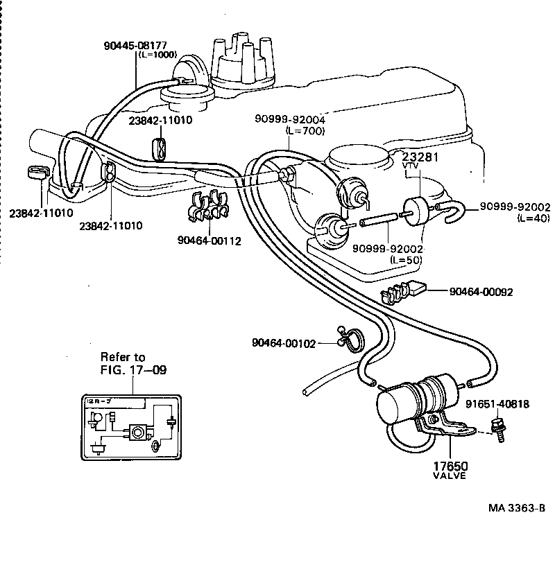 25751-34040 CLAMP, VACUUM CONTROL VALVE, NO.1 product image