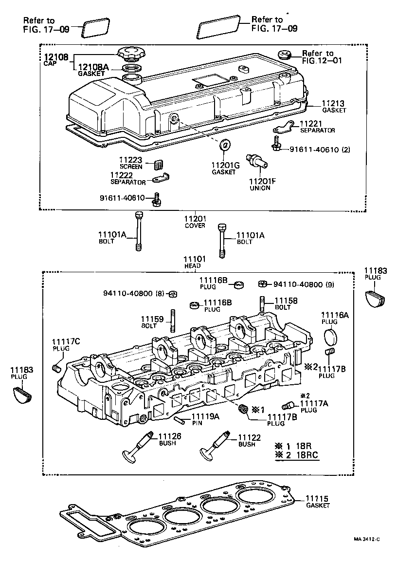 11201-39196 COVER SUB-ASSY, CYLINDER HEAD product image