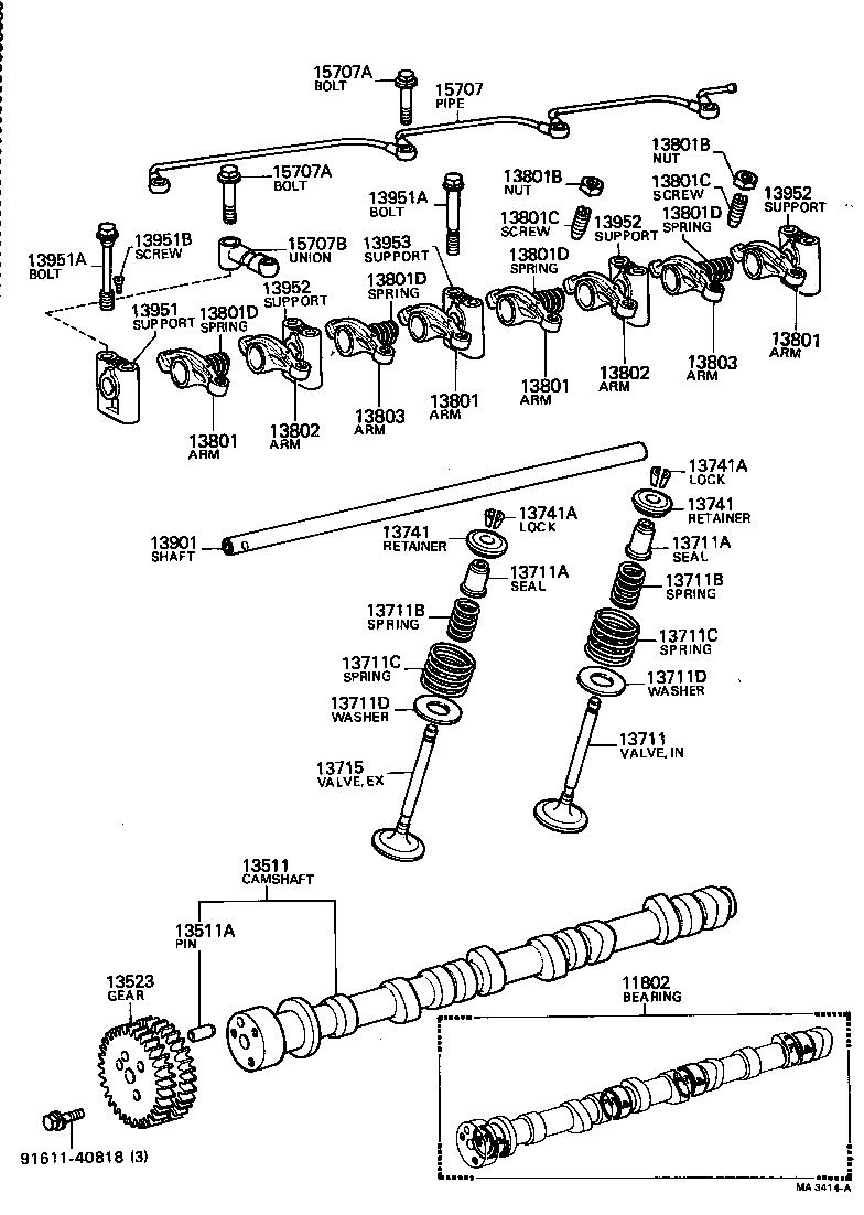13715-32030 VALVE, EXHAUST product image