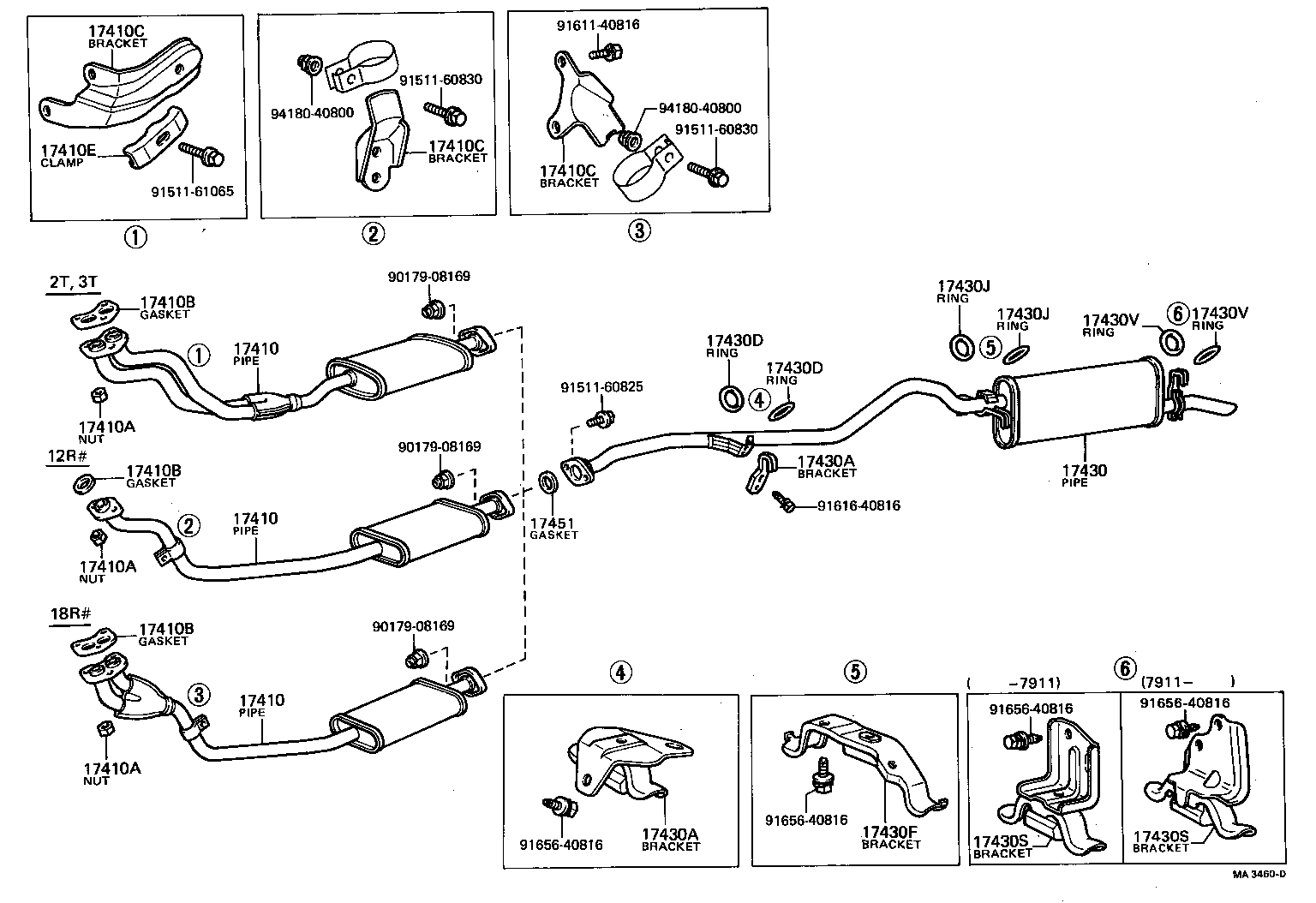 17430-28120 PIPE ASSY, EXHAUST, TAIL product image