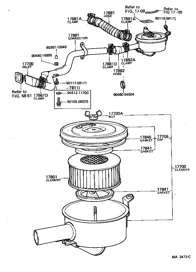 17841-20020 GASKET, FILTER ELEMENT product image