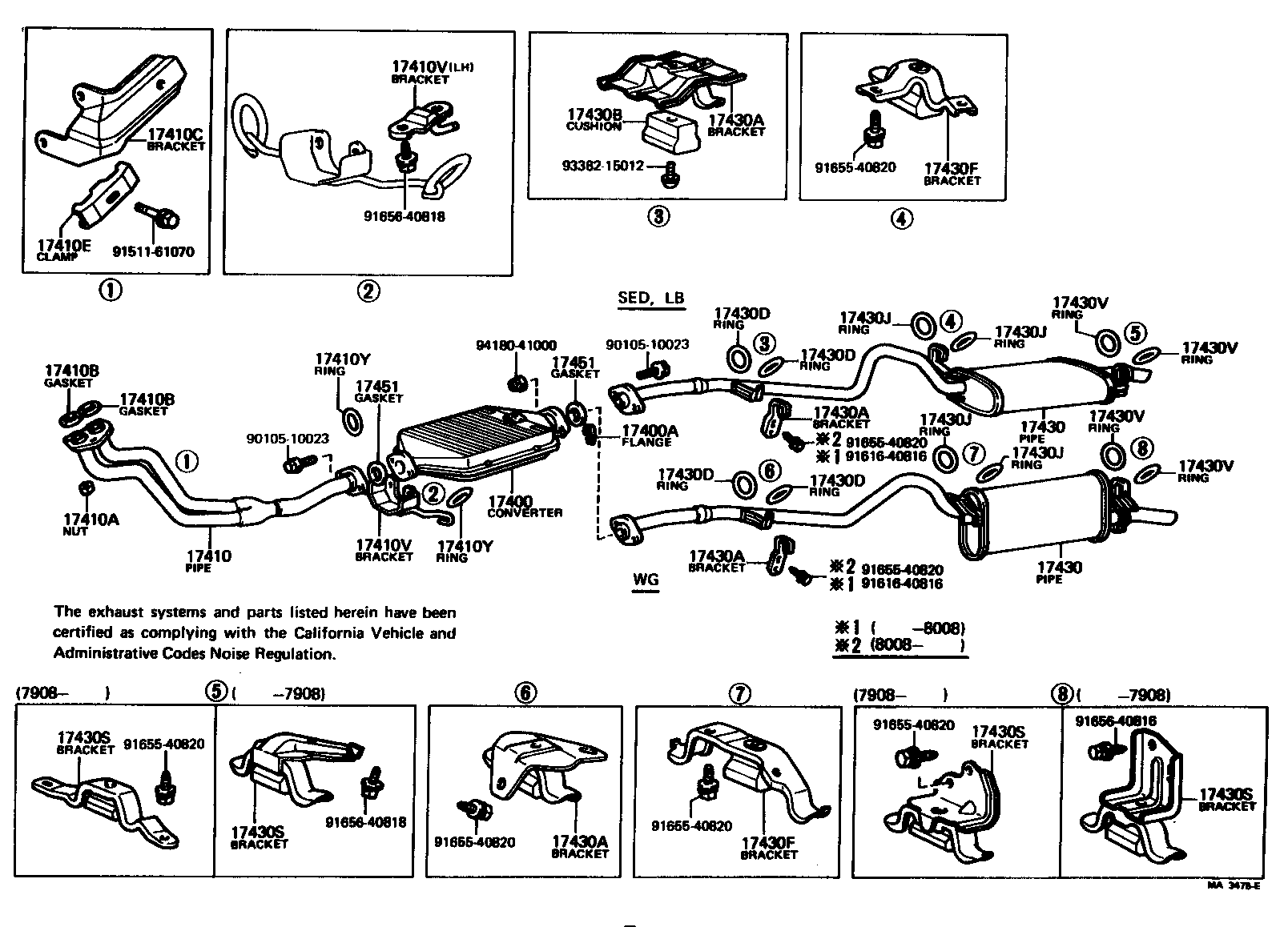 17430-35030 PIPE ASSY, EXHAUST, TAIL product image
