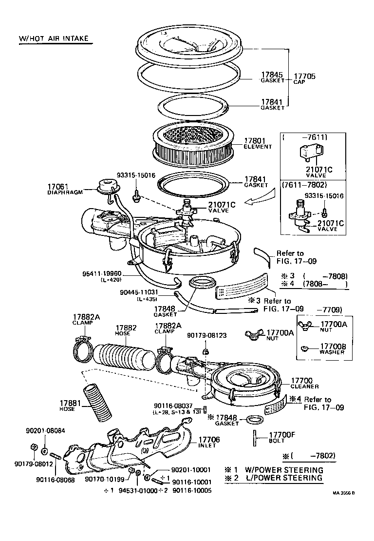 17700-45192 CLEANER ASSY, AIR product image