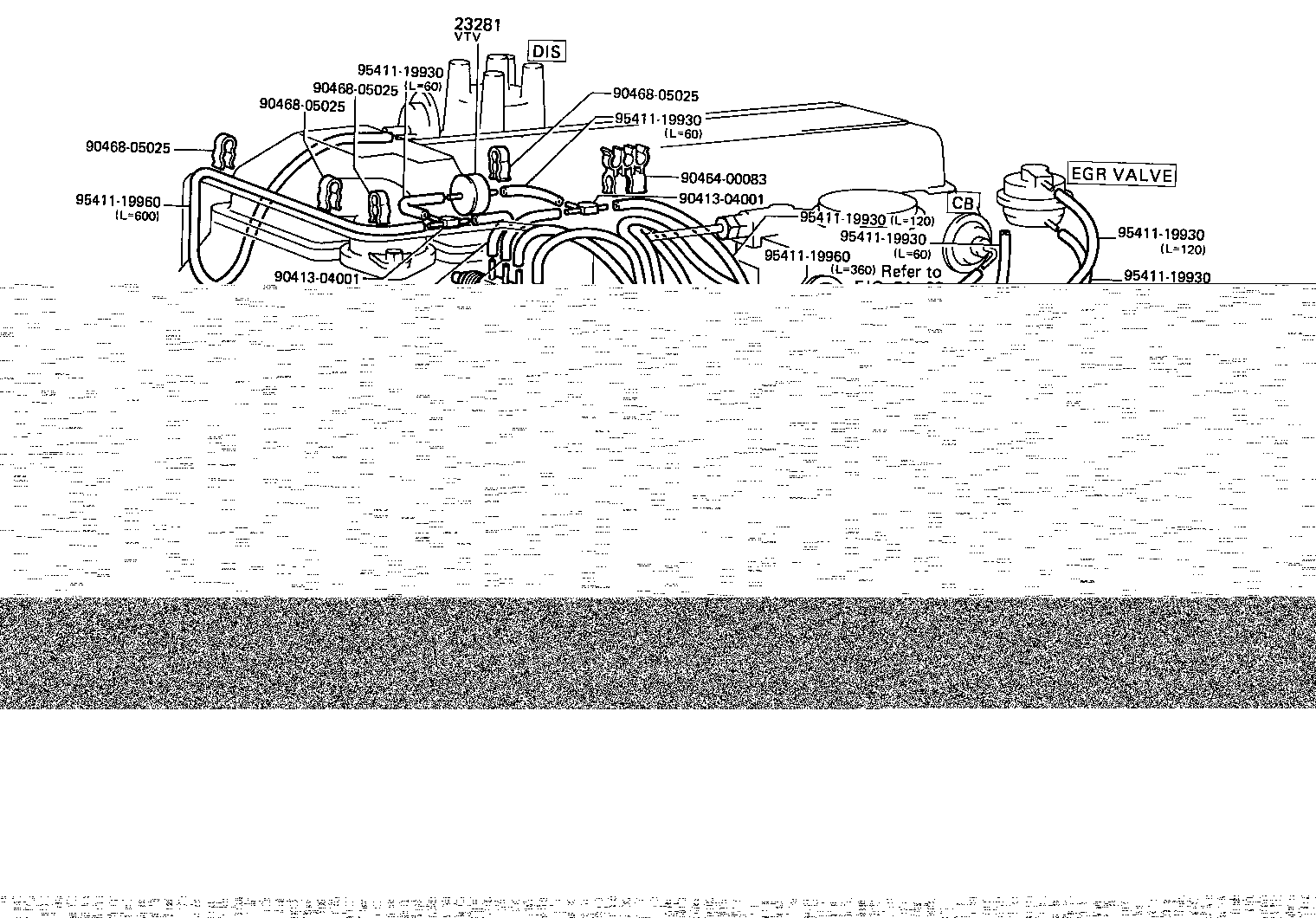 17792-34090 PLATE, ENGINE VACUUM HOSE INFORMATION product image