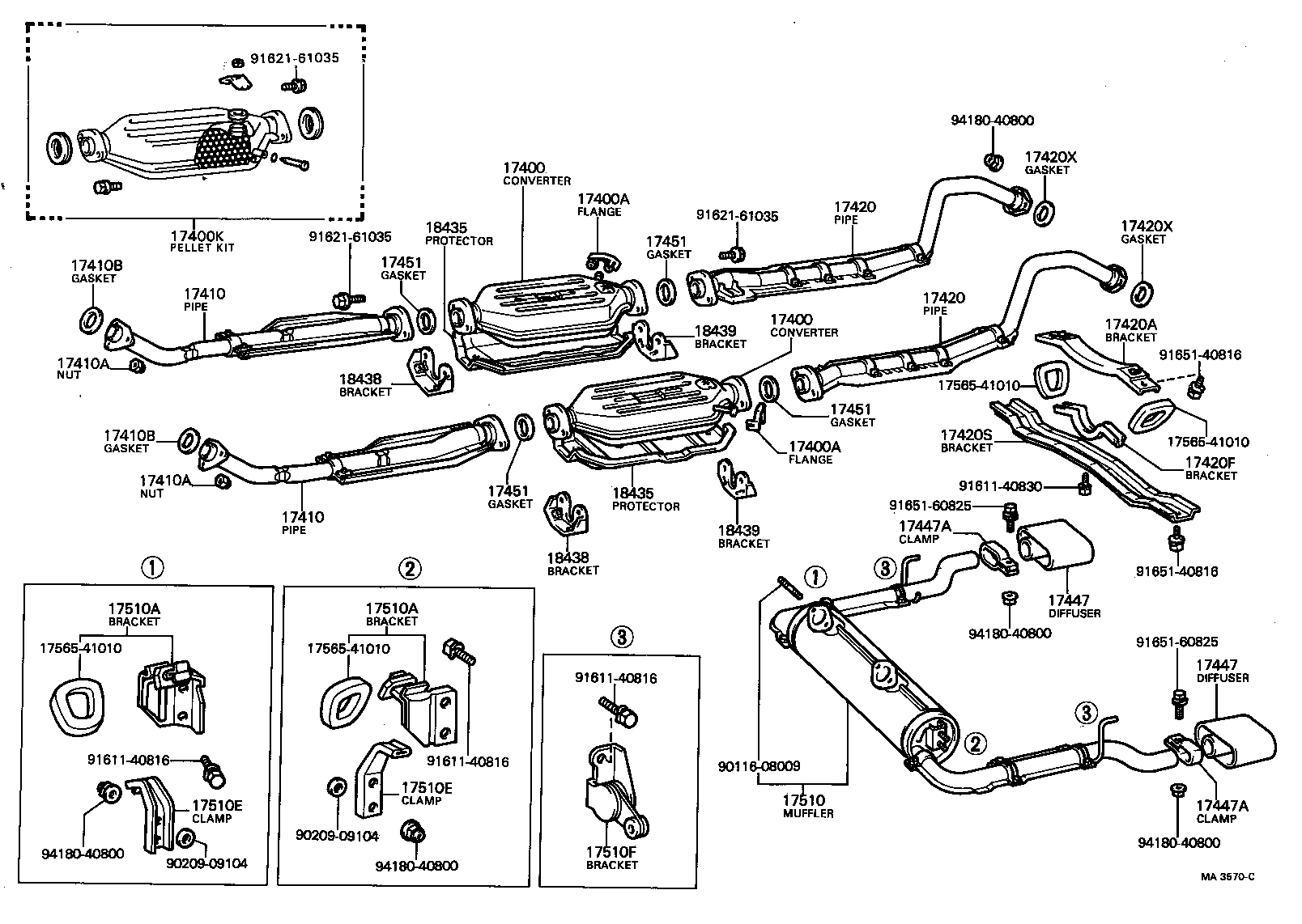 17040-28012 CONVERTER ASSY, W/CATALYST product image
