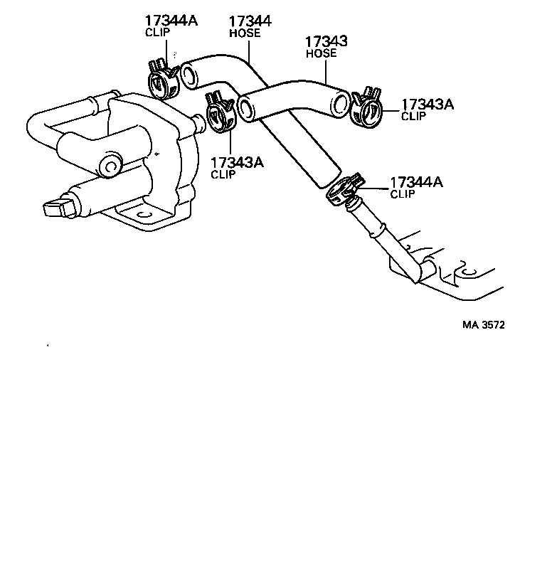 17313-52010 BRACKET, AIR BY-PASS VALVE product image