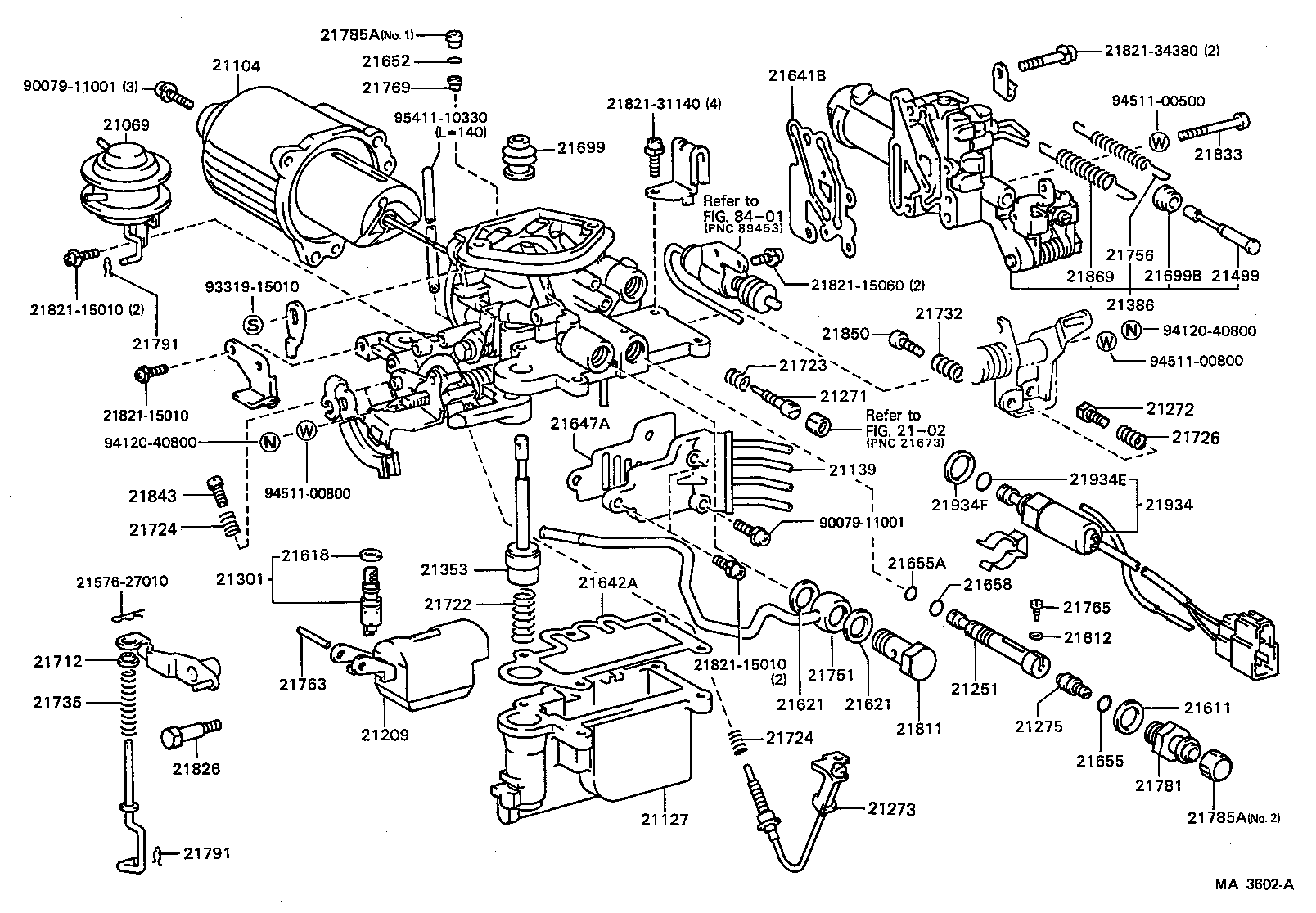 21272-15460 SCREW, 1ST IDLE ADJUSTING product image