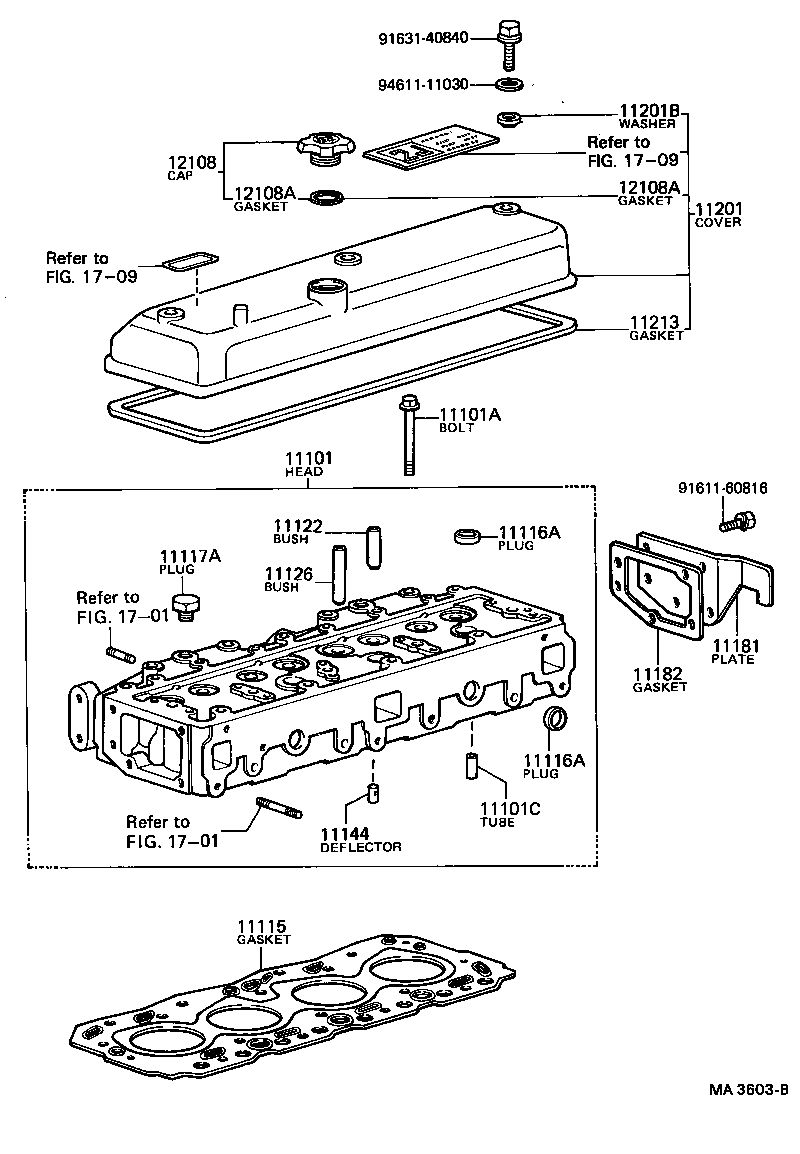 11101-49216 HEAD SUB-ASSY, CYLINDER product image