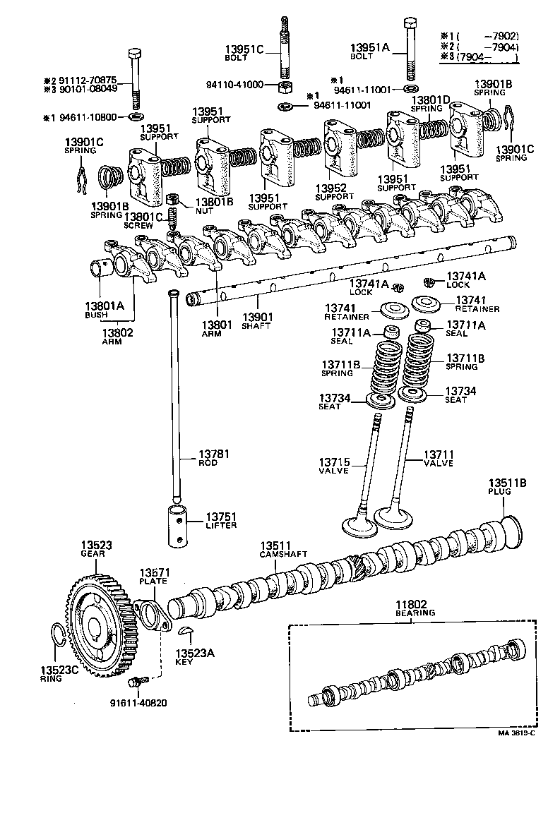 13511-60051 CAMSHAFT product image