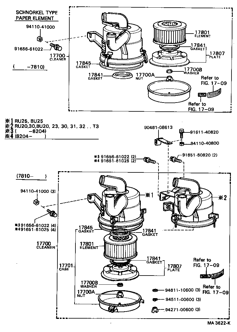 17700-56280 CLEANER ASSY, AIR product image