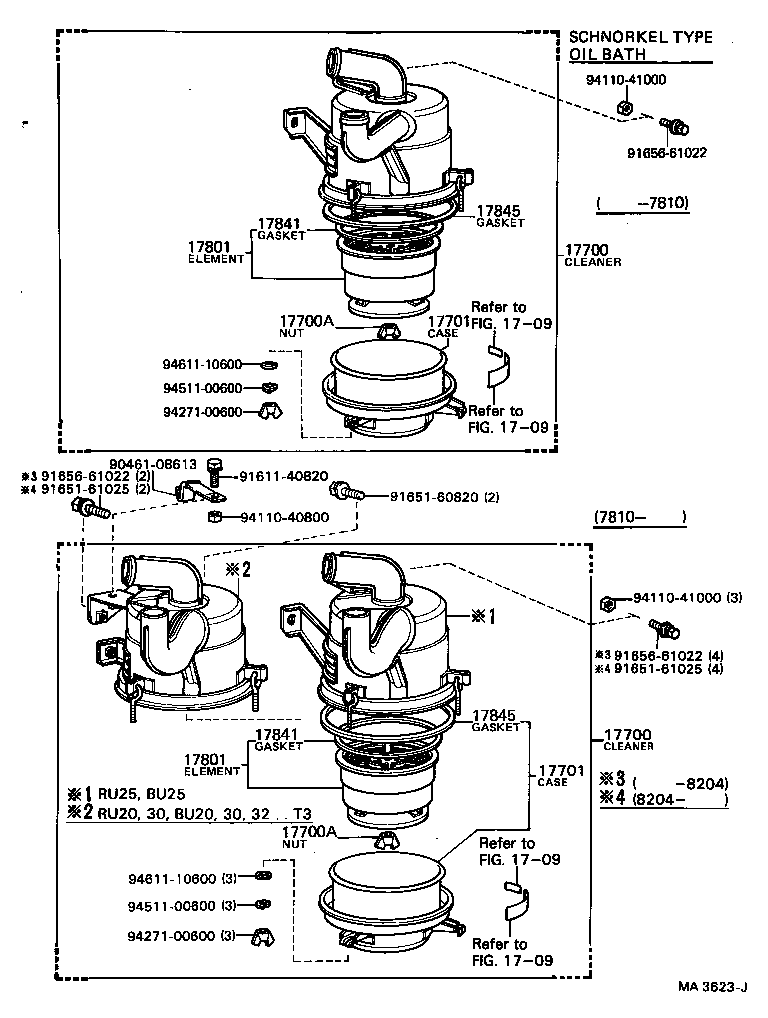 17700-56280 CLEANER ASSY, AIR product image