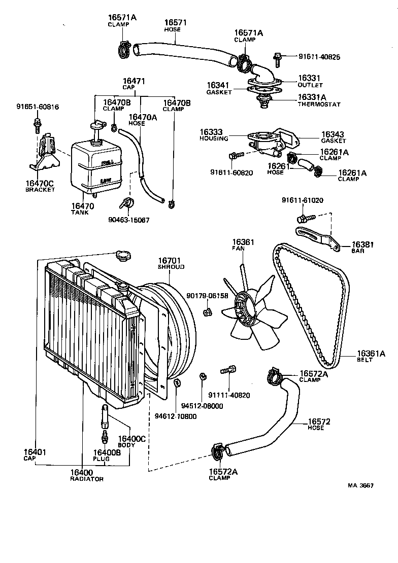 16301-60021 OUTLET, WATER product image