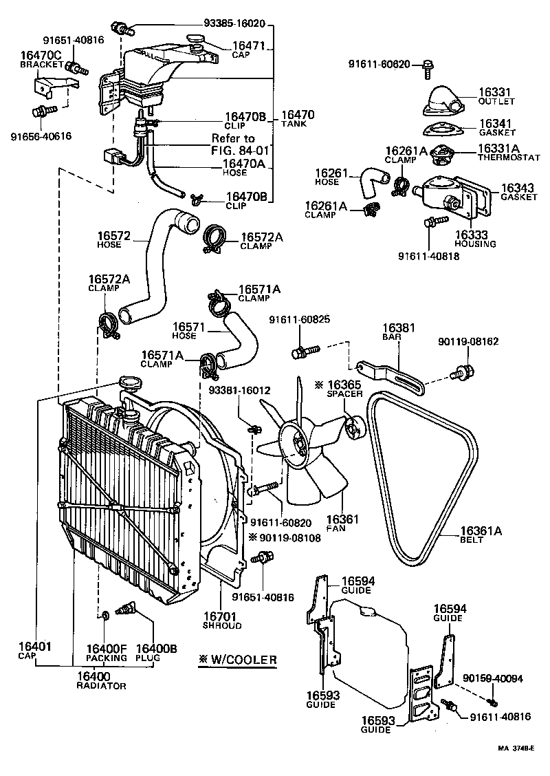 16361-56050 FAN product image