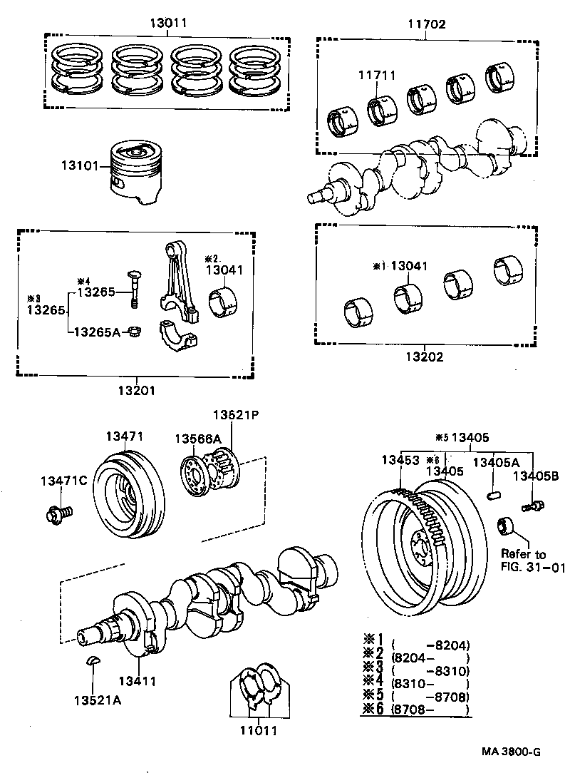 13015-71060 RING SET, PISTON product image