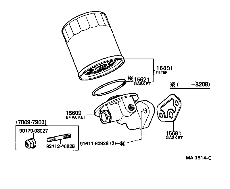 04152-11010 FILTER SUB-ASSY, OIL product image