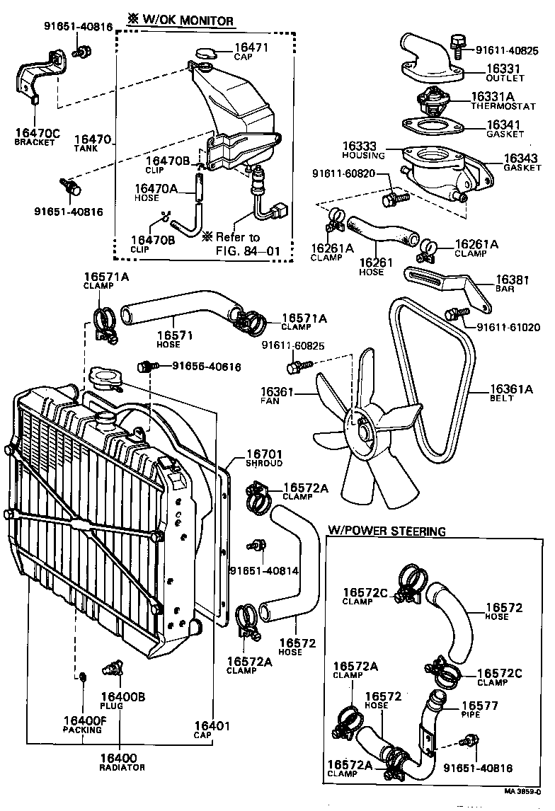 16333-56020 HOUSING, WATER OUTLET product image