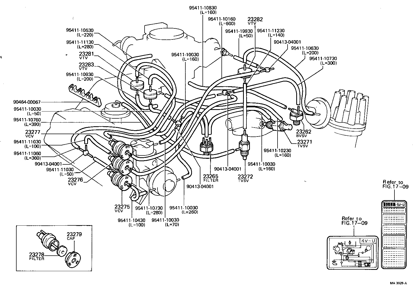 17650-52010 VALVE ASSY, VACUUM SWITCHING product image
