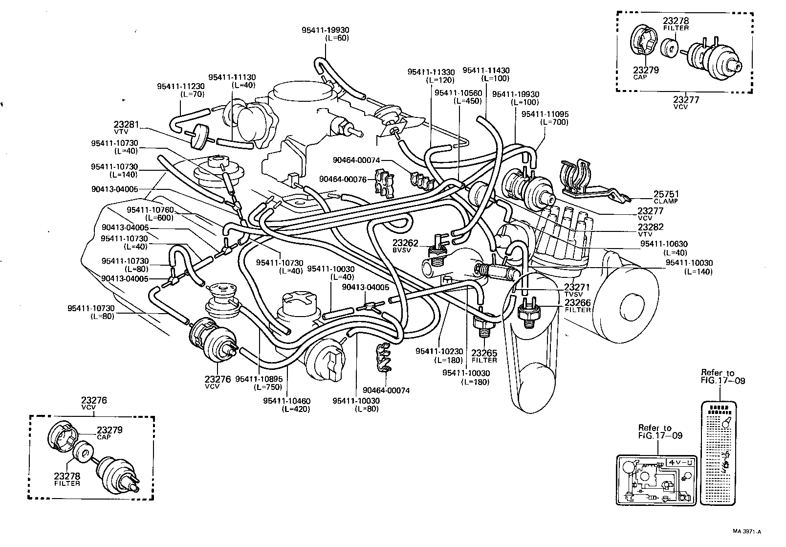 17650-52010 VALVE ASSY, VACUUM SWITCHING product image
