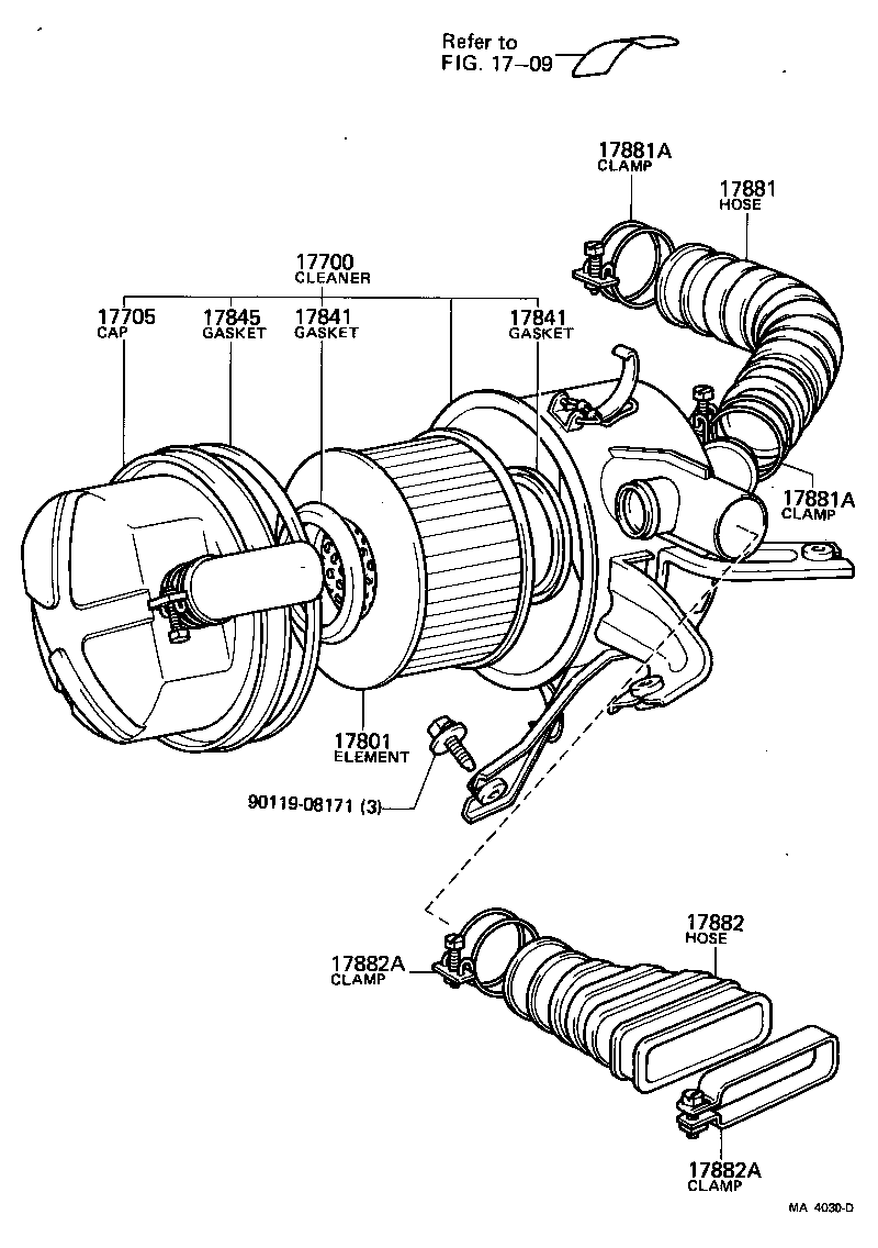 17841-54010 GASKET, FILTER ELEMENT product image