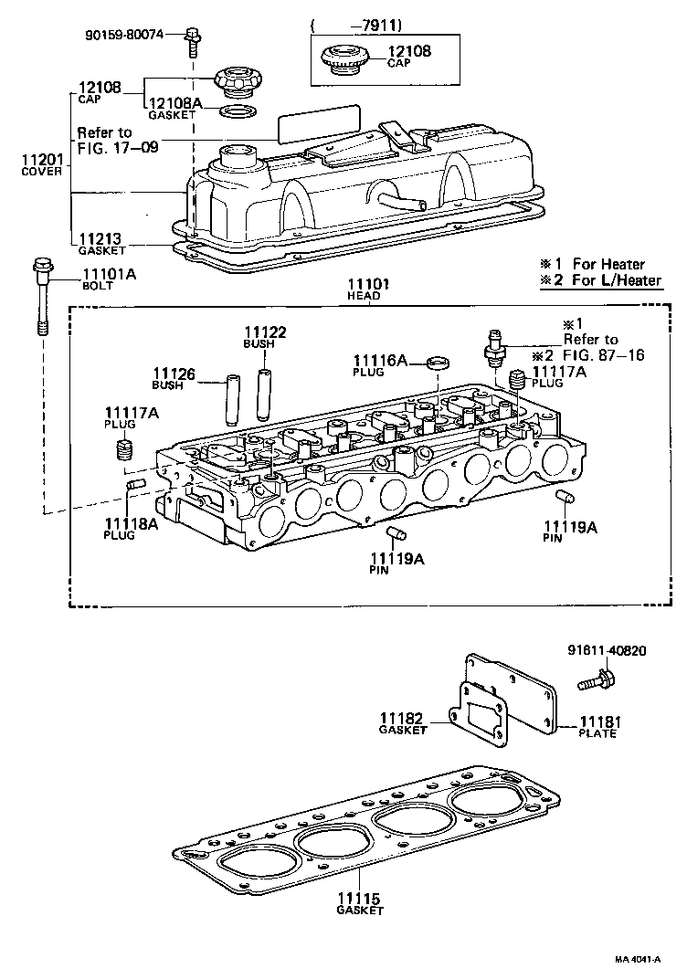 11201-49155 COVER SUB-ASSY, CYLINDER HEAD product image