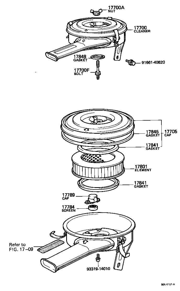 17841-54010 GASKET, FILTER ELEMENT product image