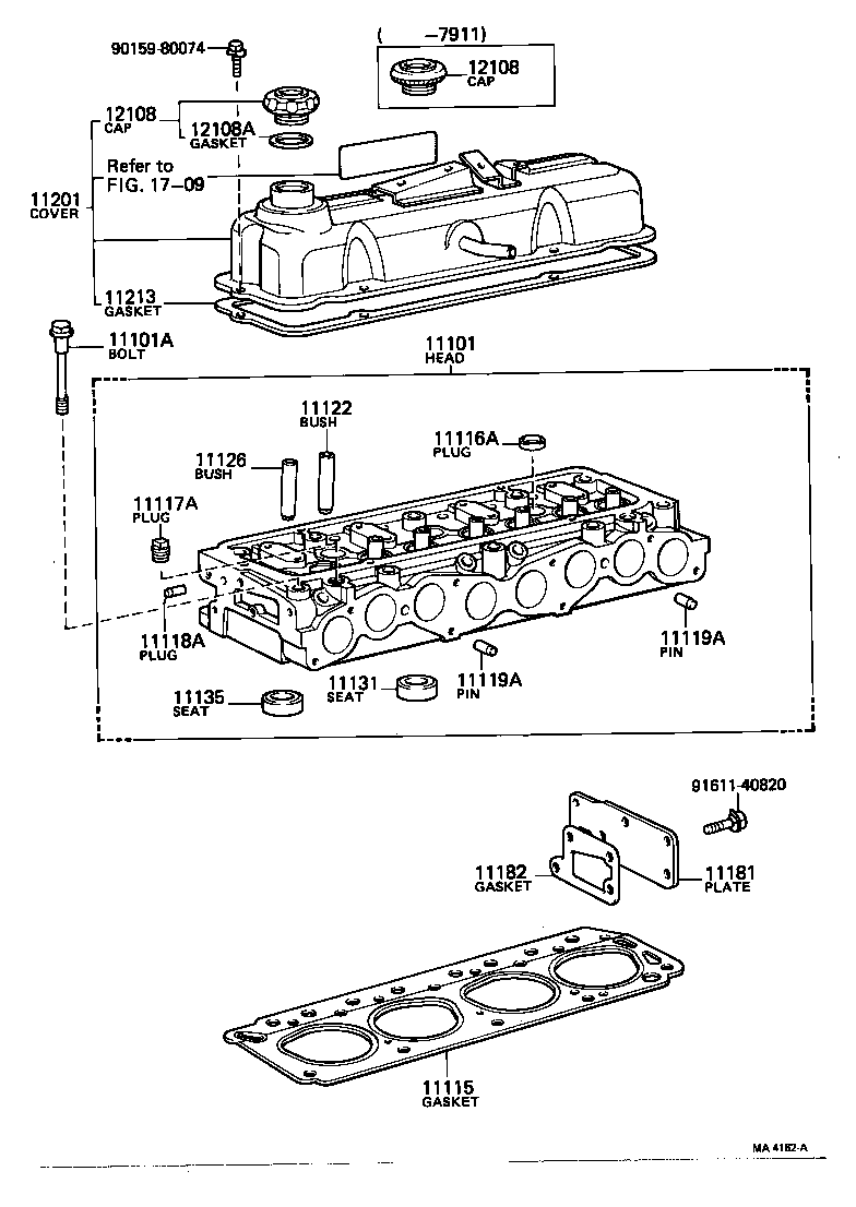 11101-49199 HEAD SUB-ASSY, CYLINDER product image