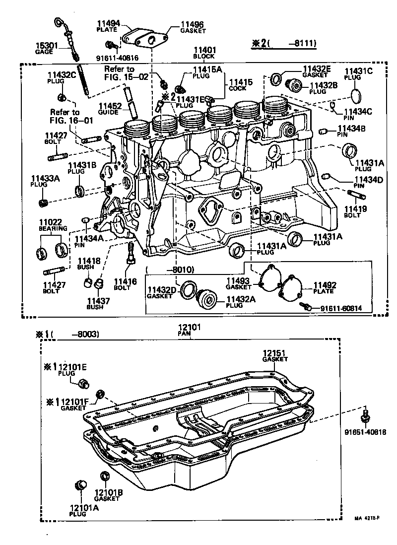 12101-79025 PAN SUB-ASSY, OIL product image