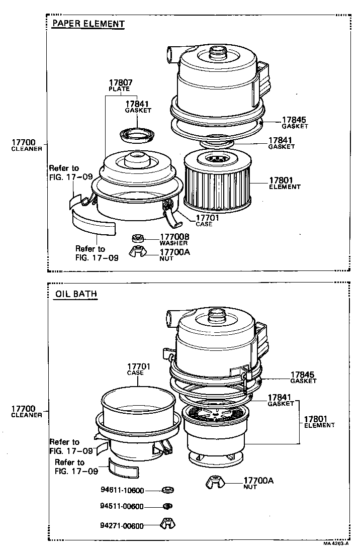17700-38071 CLEANER ASSY, AIR product image