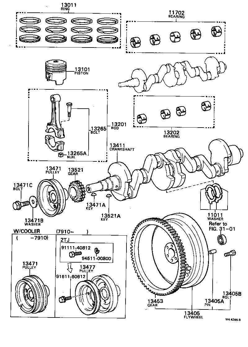 13411-31012 CRANKSHAFT product image