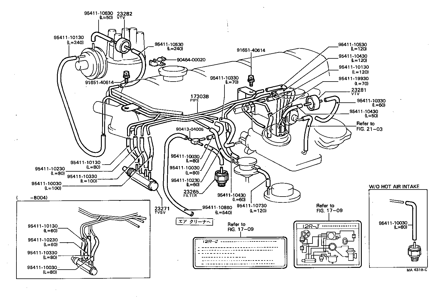 17680-18030 VALVE ASSY, MIXTURE CONTROL product image