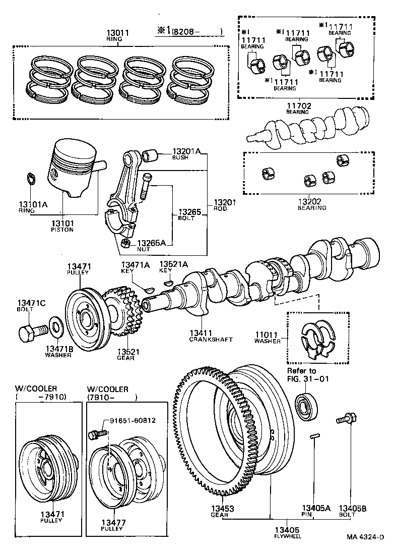 13411-31012 CRANKSHAFT product image