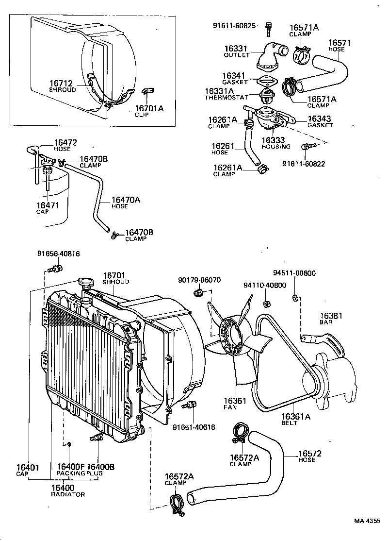 16331-45021 OUTLET, WATER product image