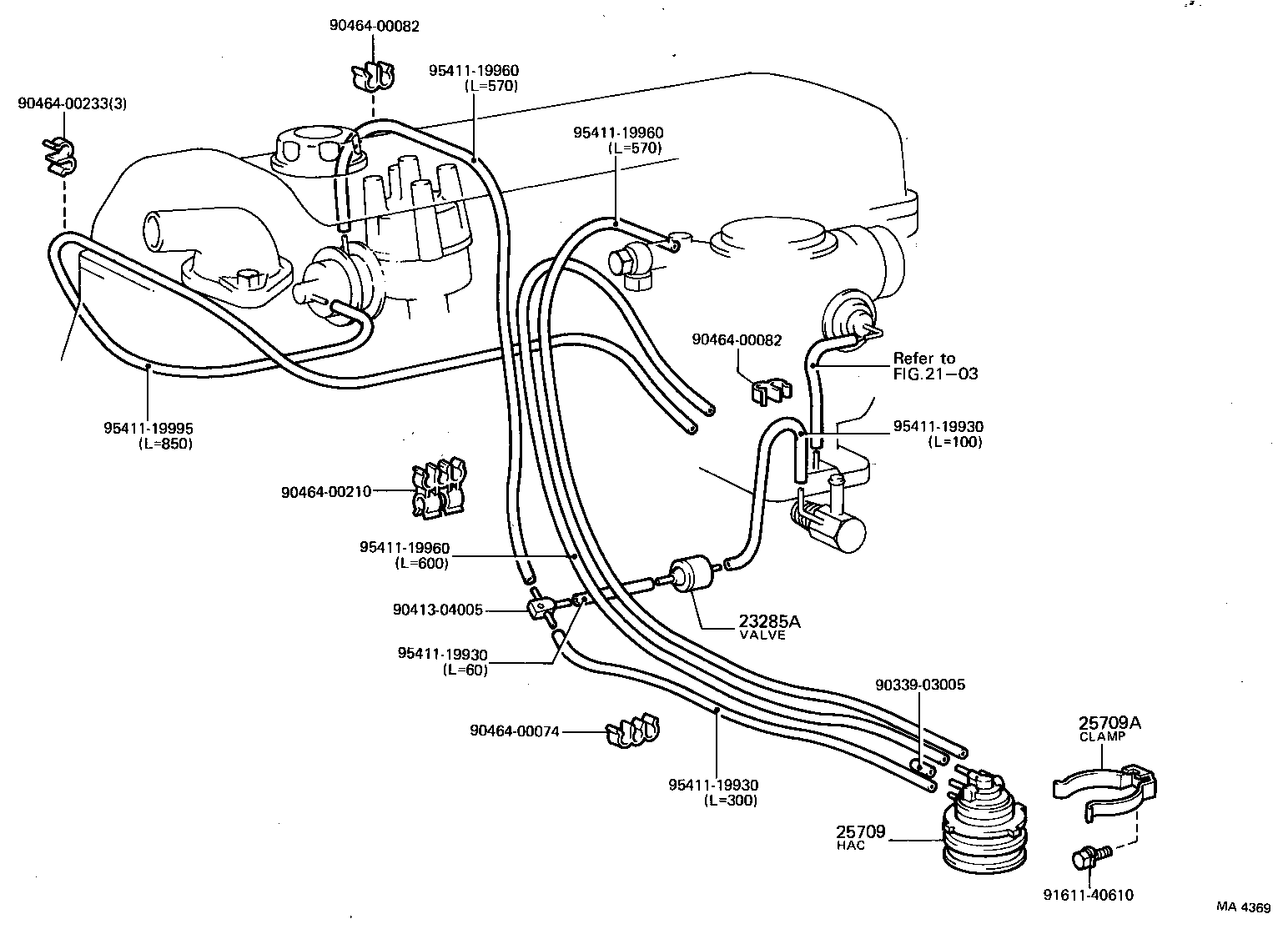 25709-38010 VALVE SUB-ASSY, HIGH ALTITUDE COMPENSATOR product image