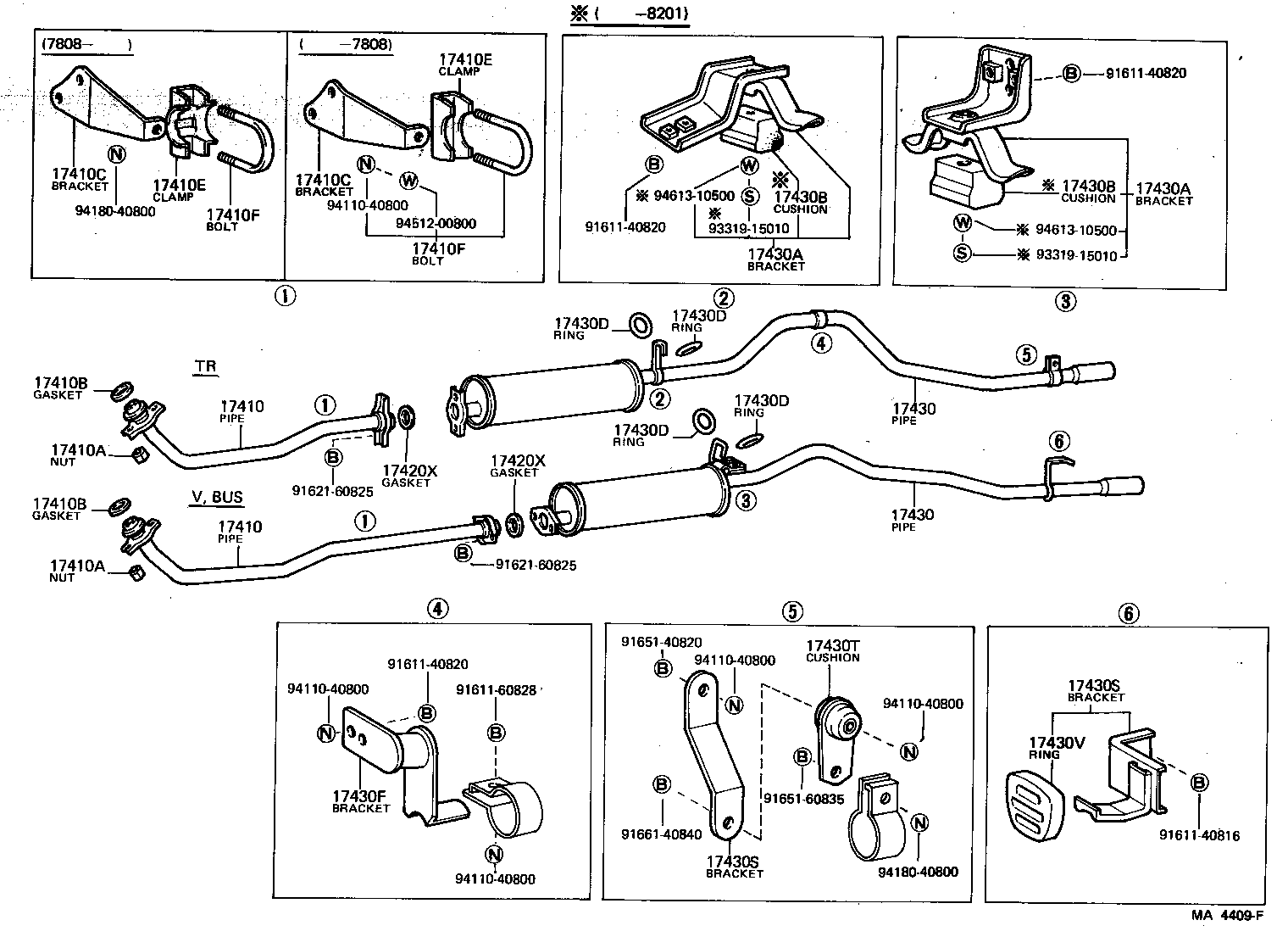17430-31130 PIPE ASSY, EXHAUST, TAIL product image