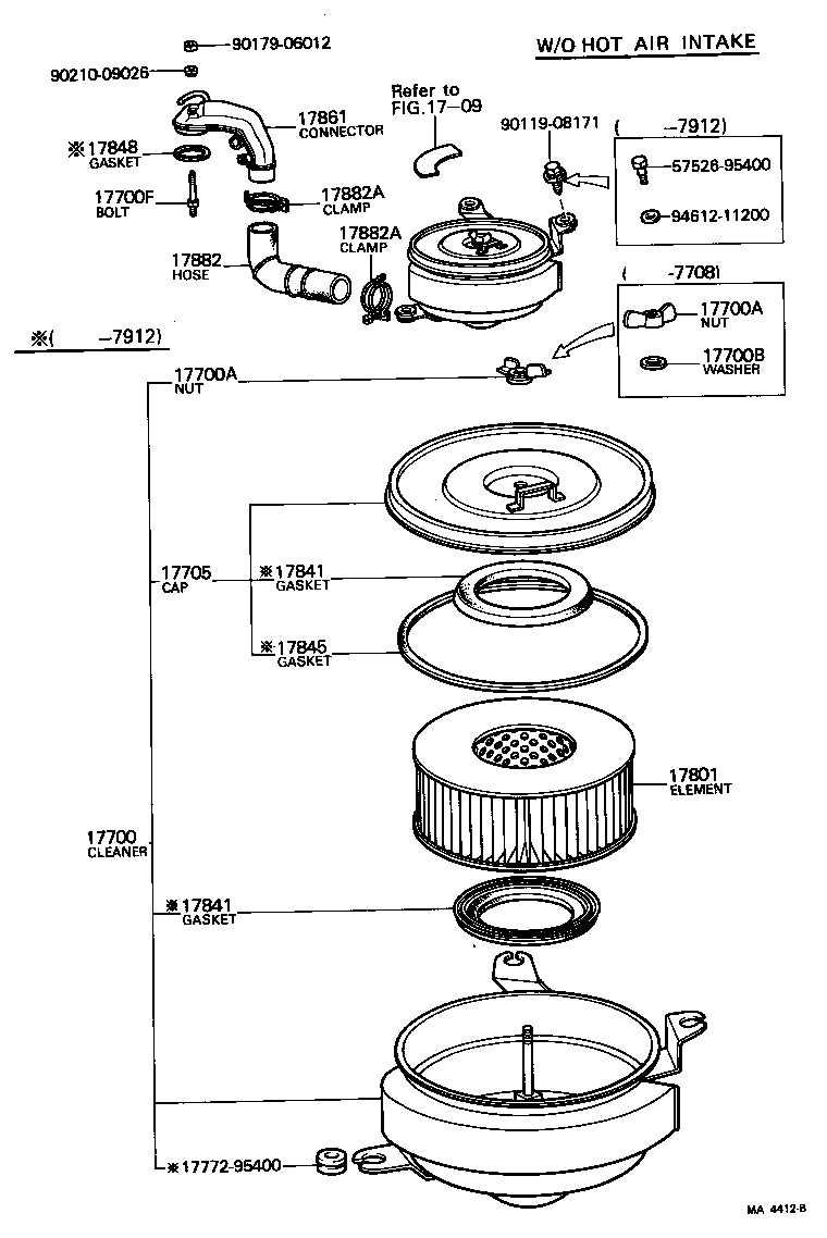 17841-20020 GASKET, FILTER ELEMENT product image