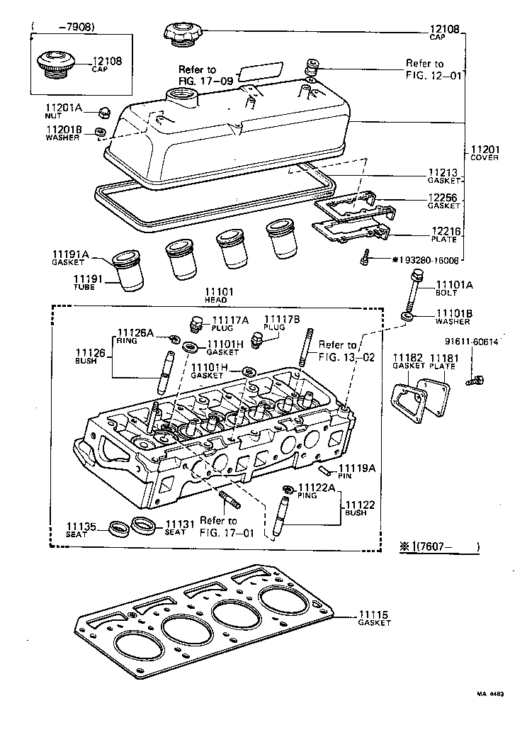 11101-29046 HEAD SUB-ASSY, CYLINDER product image