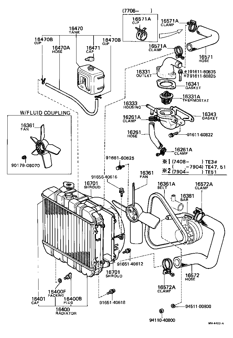 16333-24020 HOUSING, WATER OUTLET product image
