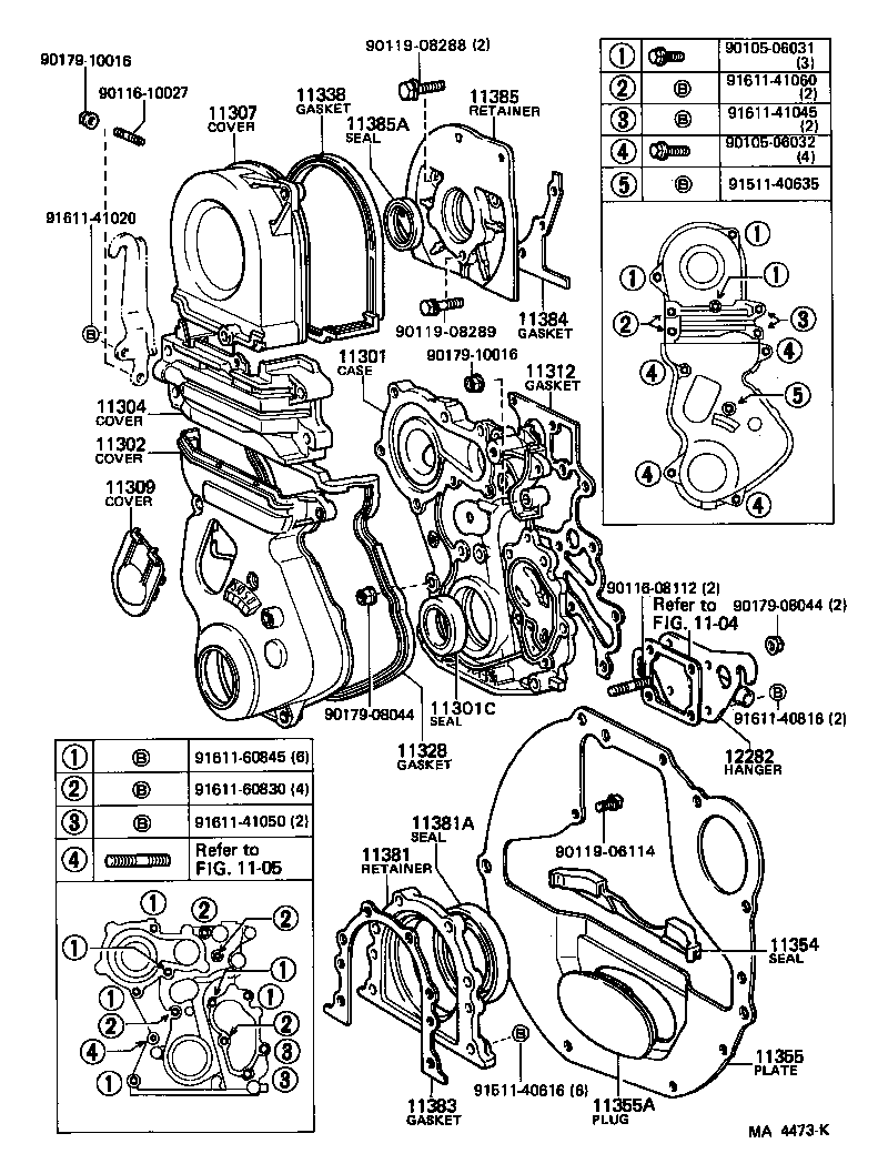 12282-70010 HANGER, ENGINE, NO.2 product image