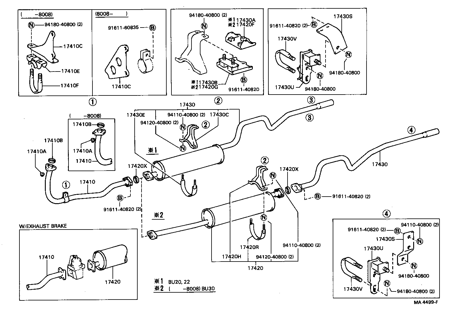 17430-56120 PIPE ASSY, EXHAUST, TAIL product image